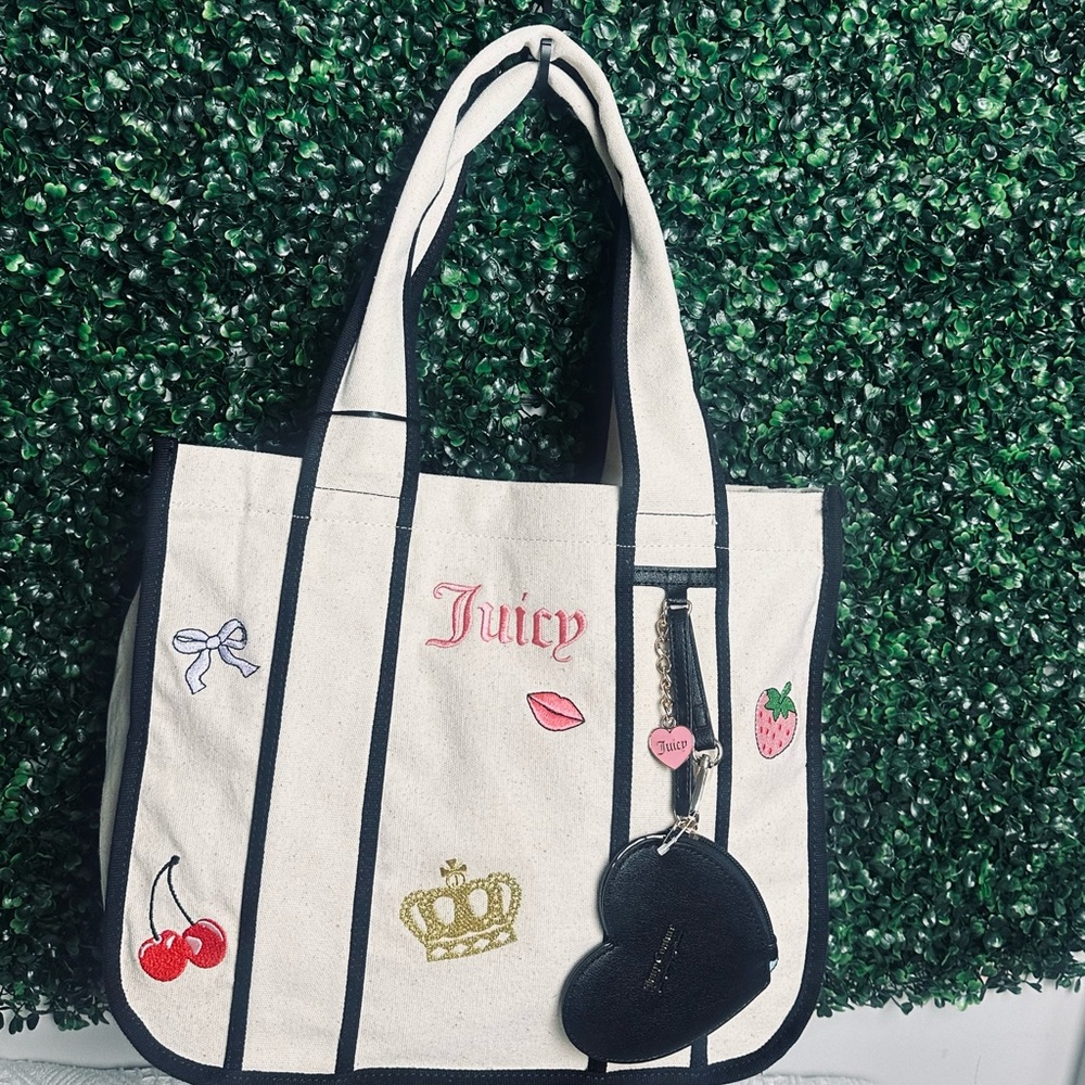 Juicy Couture "HAVE A JUICY DAY TOTE, NEW